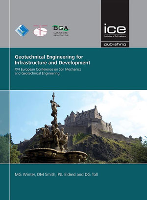 Geotechnical Engineering for Infrastructure and Development: XVI European Conference on Soil Mechanics and Geotechnical Engineering